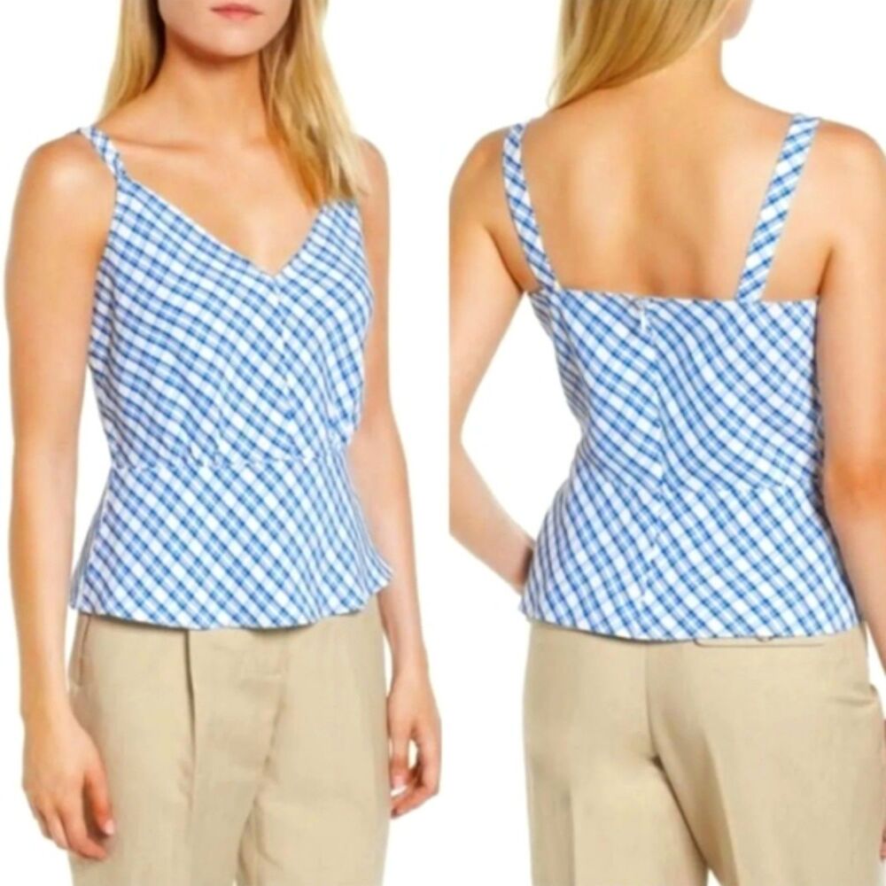 Lewit Sodalite Kasie Check‎ Tank Top size XL
